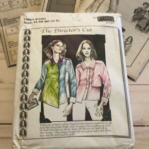 The Cutting cut  line designs 12203 size XS-XL (cut) vintage pattern